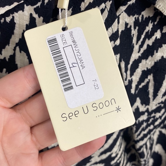 Anthropologie See U Soon Bohemian Funky Formal Mini Skirt Flowy - Size 4 - Picture 9 of 12